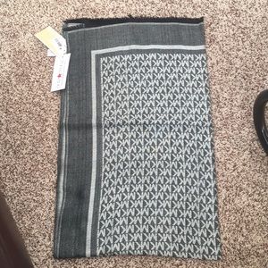 Michael Kors MK logo scarf